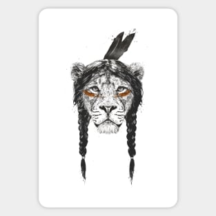 Warrior lion Sticker